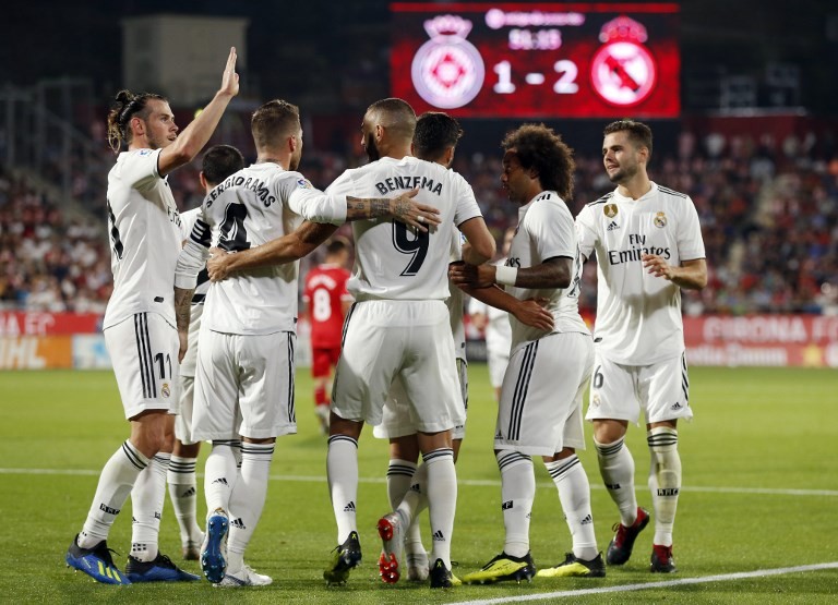 ريال مدريد يفوز برباعية أمام جيرونا