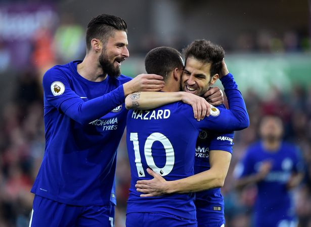 فابريغاس: هازارد أفضل لاعب في تشيلسي