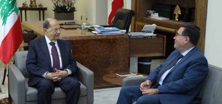الرئيس عون اكد ضرورة حصول تواصل رسمي بين لبنان وسوريا