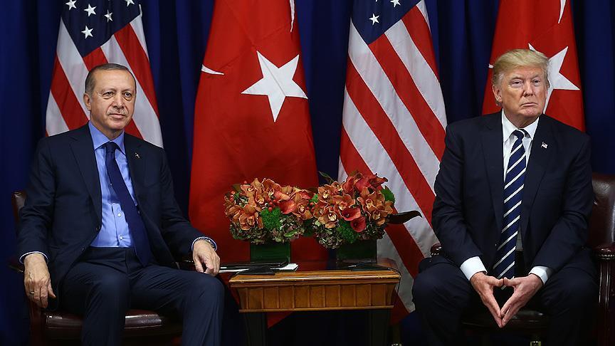 ترامب وأردوغان تباحثا هاتفياً بشأن إنشاء منطقة خالية من الإرهاب شمالي سوريا
