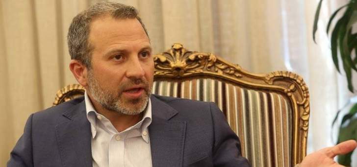 باسيل من عين التينة: بحثت مع بري كل ما يأتي بالخير للبلد
